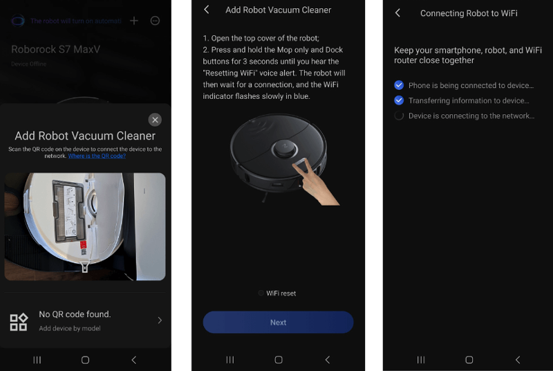 Connecting the Roborock S8 Pro Ultra with the app